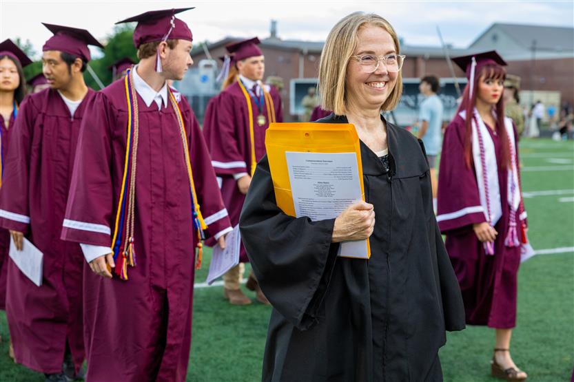 Students celebrate graduating